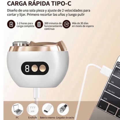Cortauñas Eléctrico Automático 3 en 1